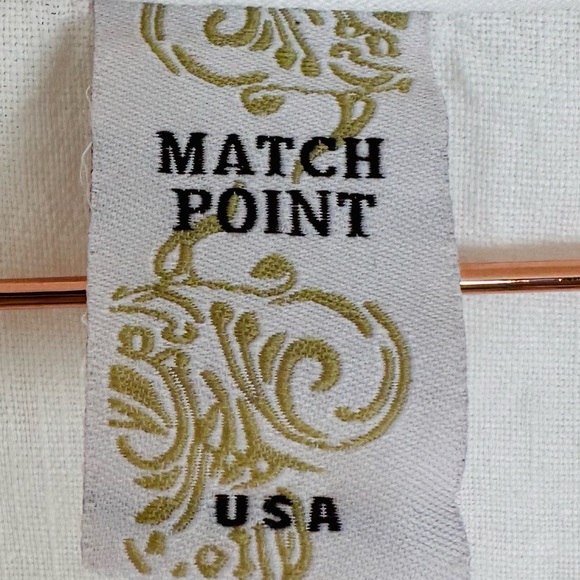 Vintage match point linen tank top sleeveless - Picture 7 of 7